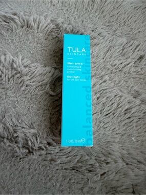TULA Skincare Filter Primer - Bright Teal Box